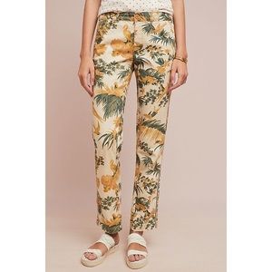 Anthropologie Relaxed Print Pants